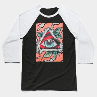 The all seeing eye Baseball T-Shirt